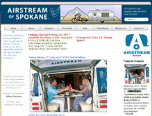 Tablet Screenshot of airstreamofspokane.com